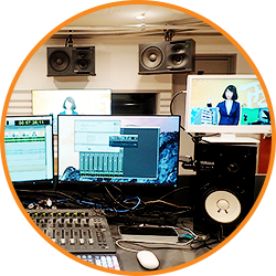 実際のスタジオ写真